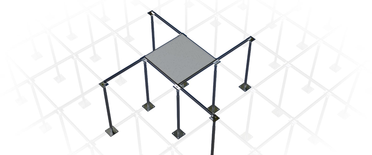 Raised Access Floor Panels & Tiles Complete Kits