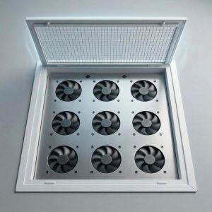 HyperMax Flow 1000 CFM High Output Ceiling Grid Fan Tray